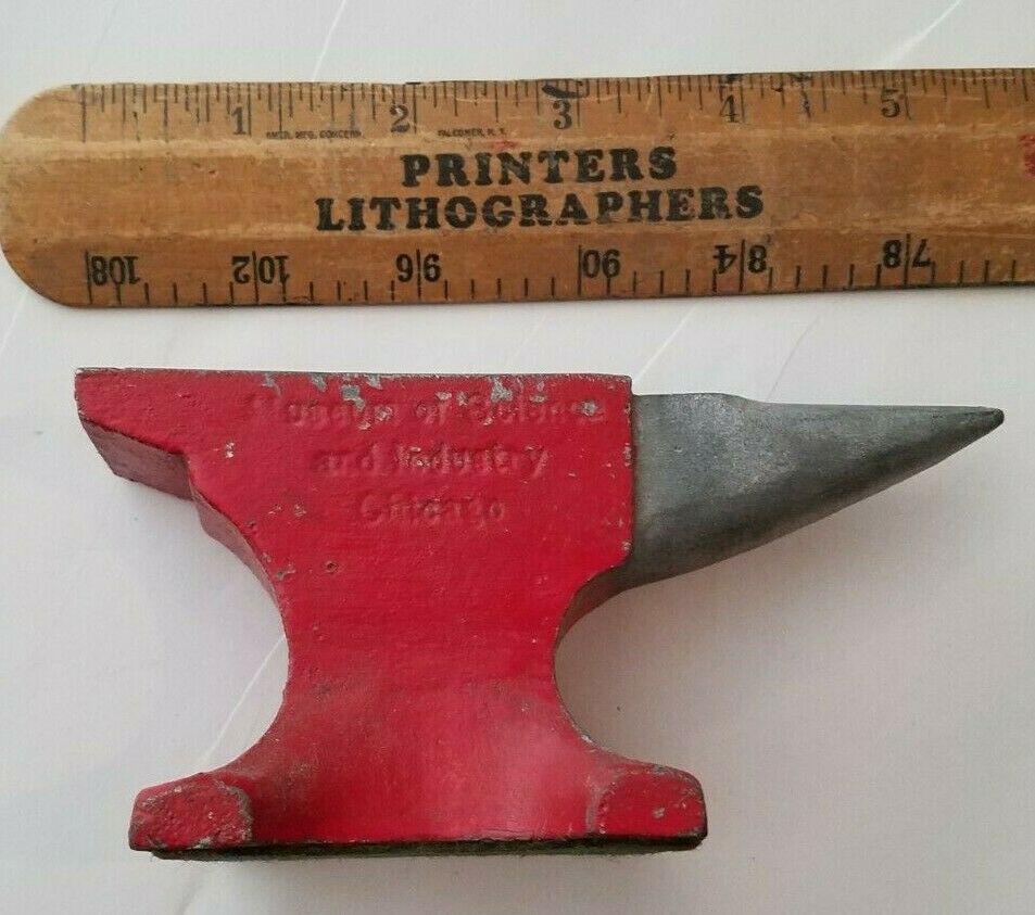 Anvil Metal 6" Mini Watch Jewelry Repair Chicago Museum Of Science And Industry