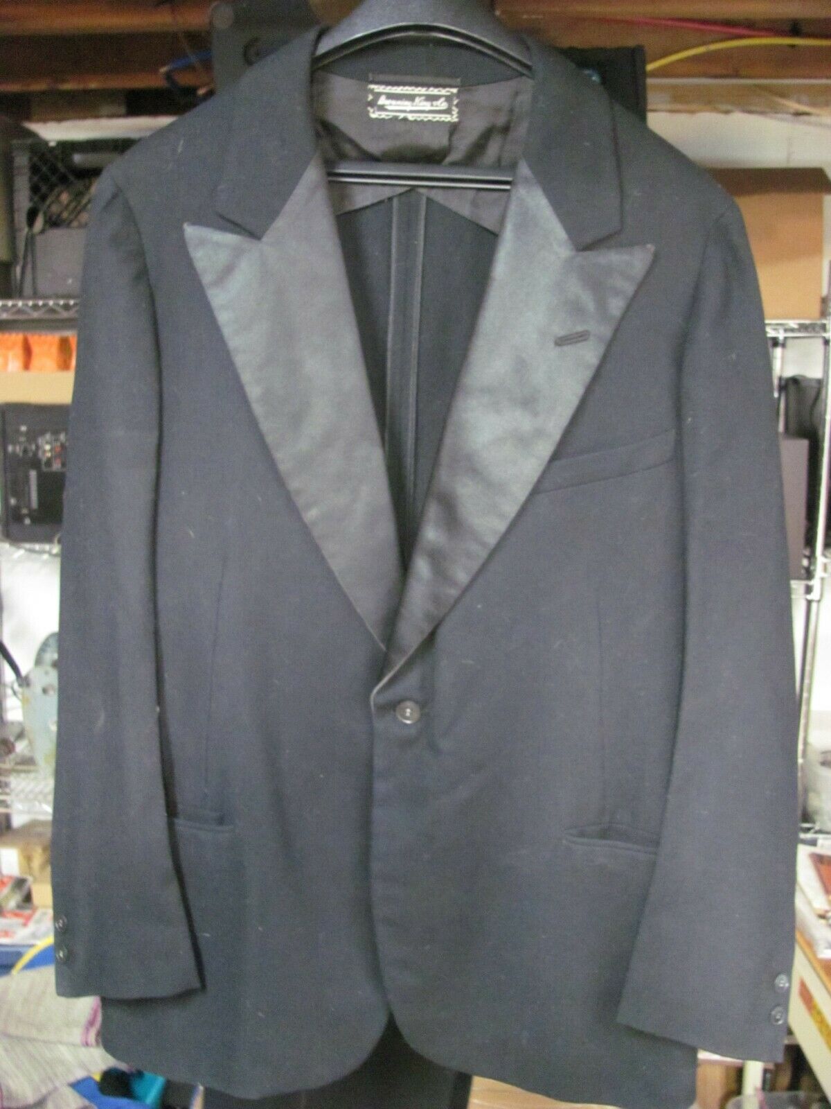 Vintage Men's Browning King Co Black Tuxedo Suit