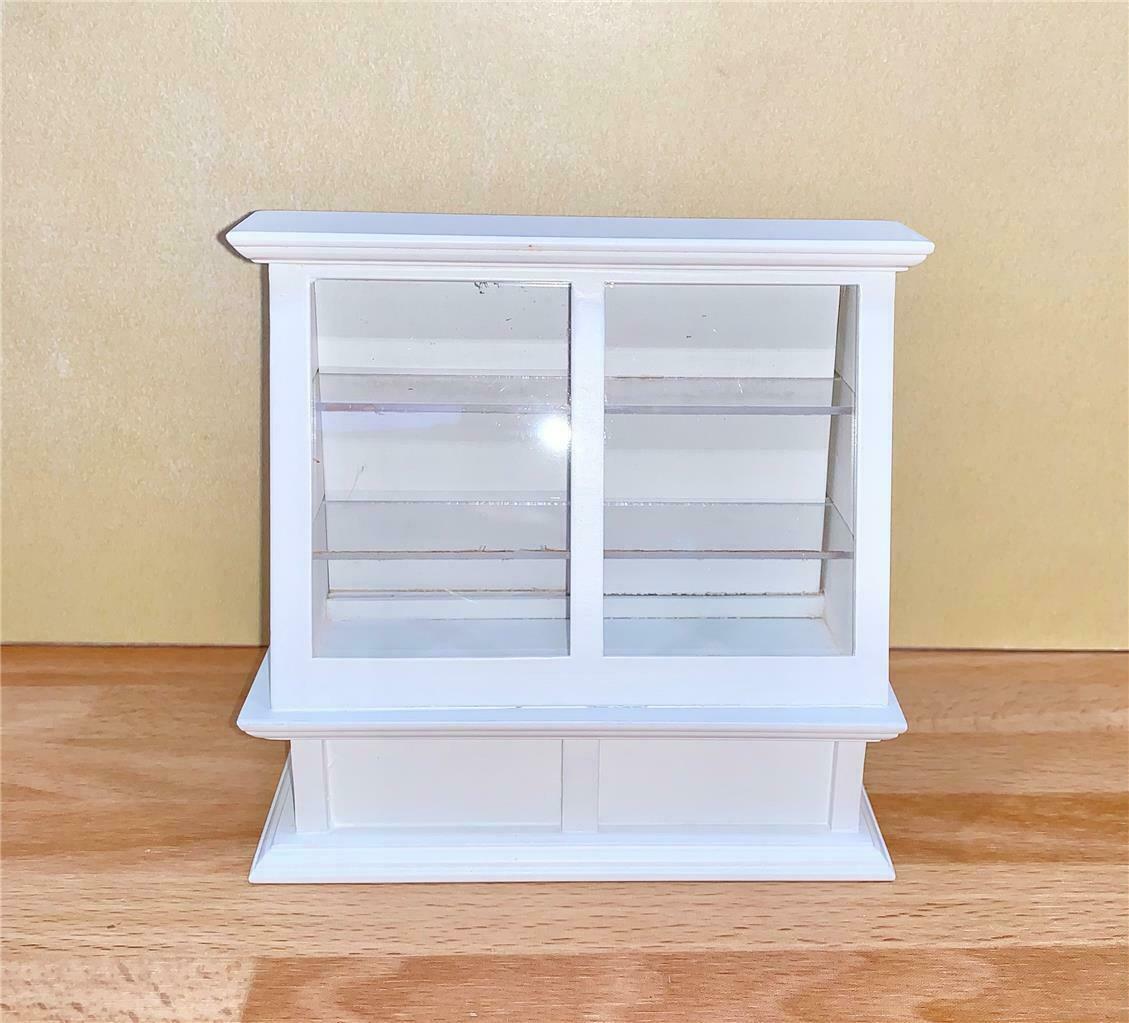 Miniature Dollhouse 1:12 Scale White Store Display Case - Gm6087