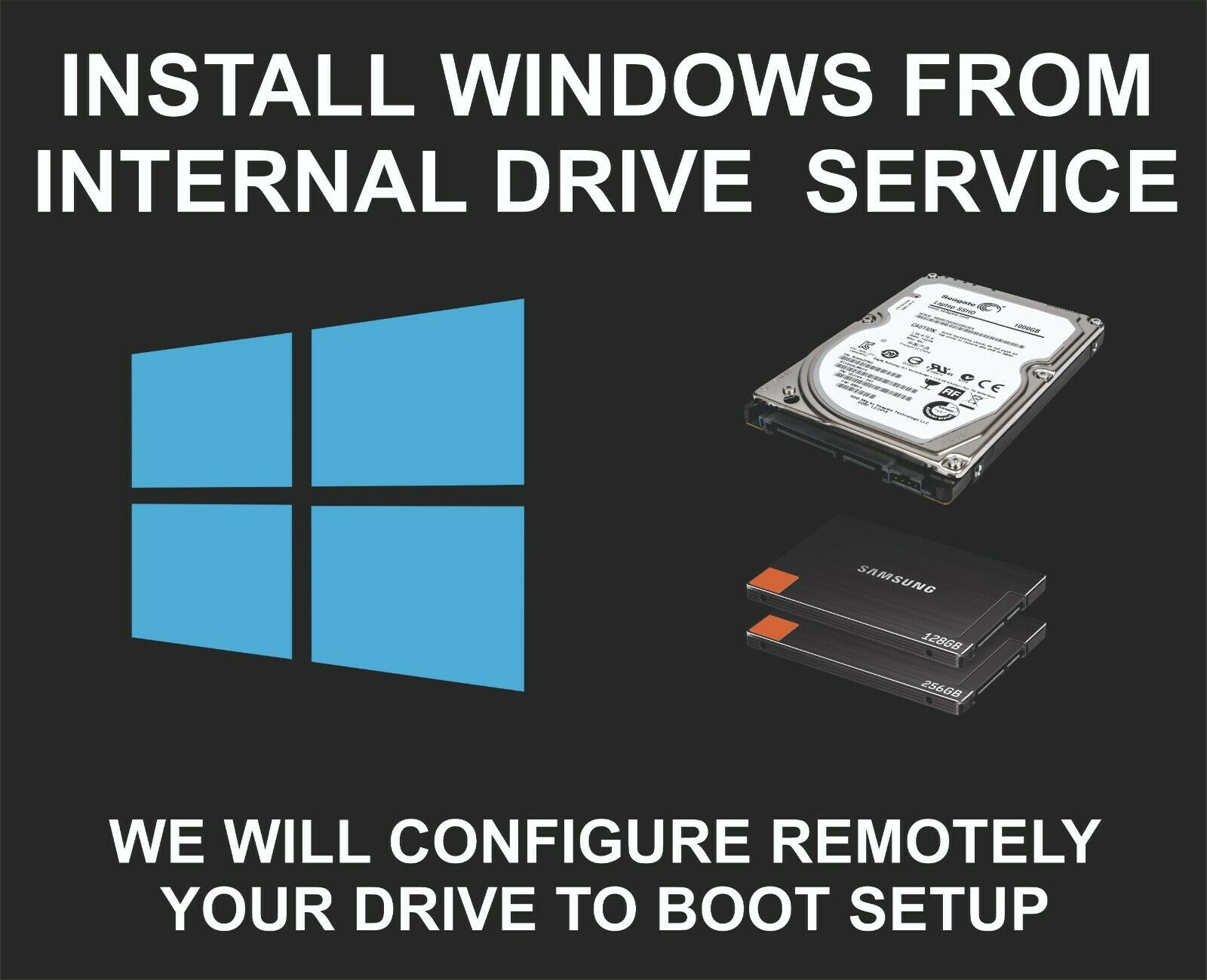 Install Windows From Internal Drive, Without Flash Drive, Without Dvd, Service