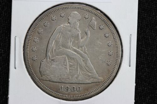 1860-o Seated Liberty Dollar 1guc