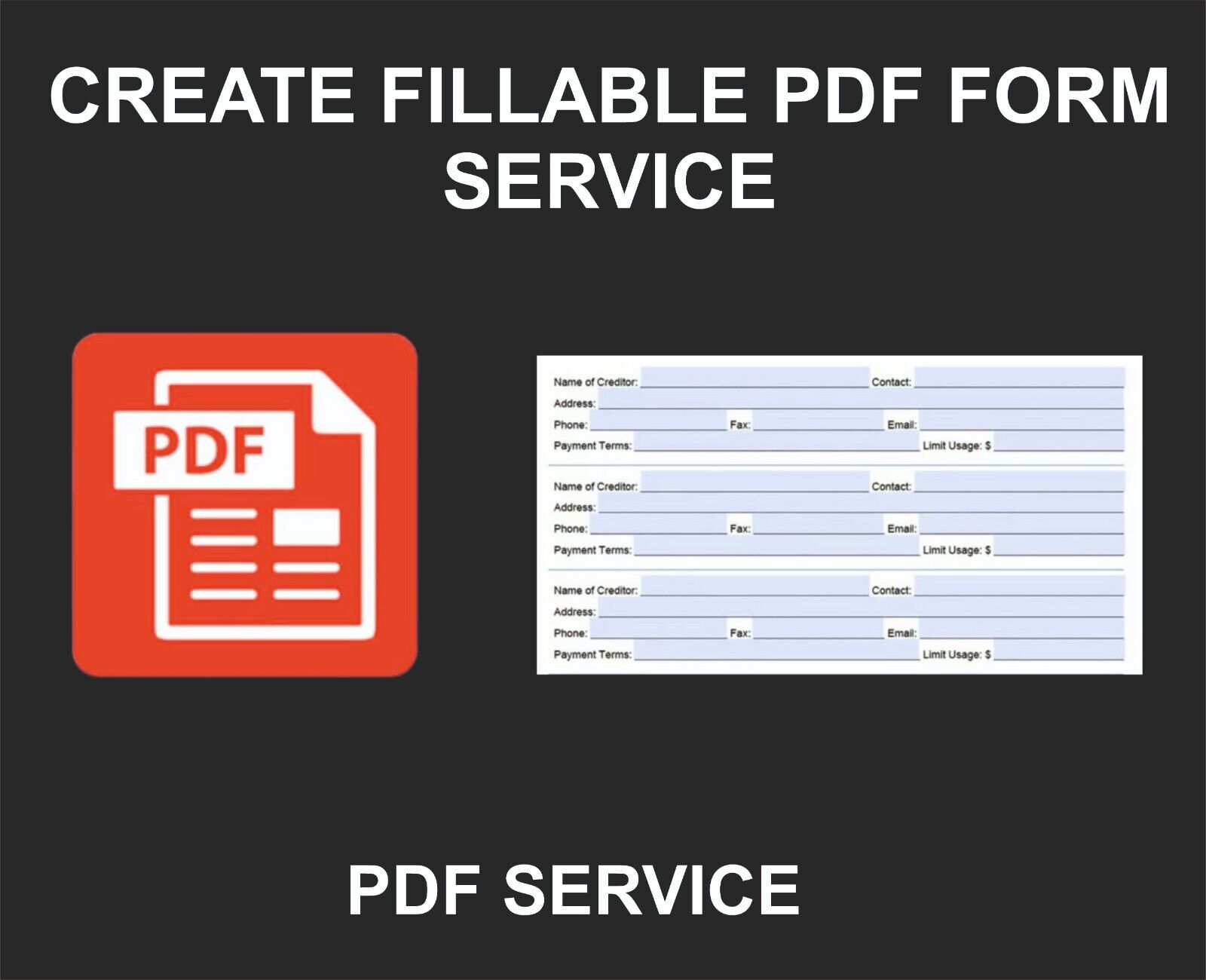 Create Fillable Pdf Form Document Service