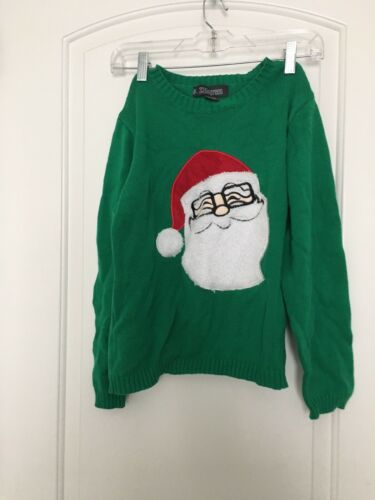 33 Degrees Kids Ugly Christmas Holiday Sweater Sz 10/12 Multicolor