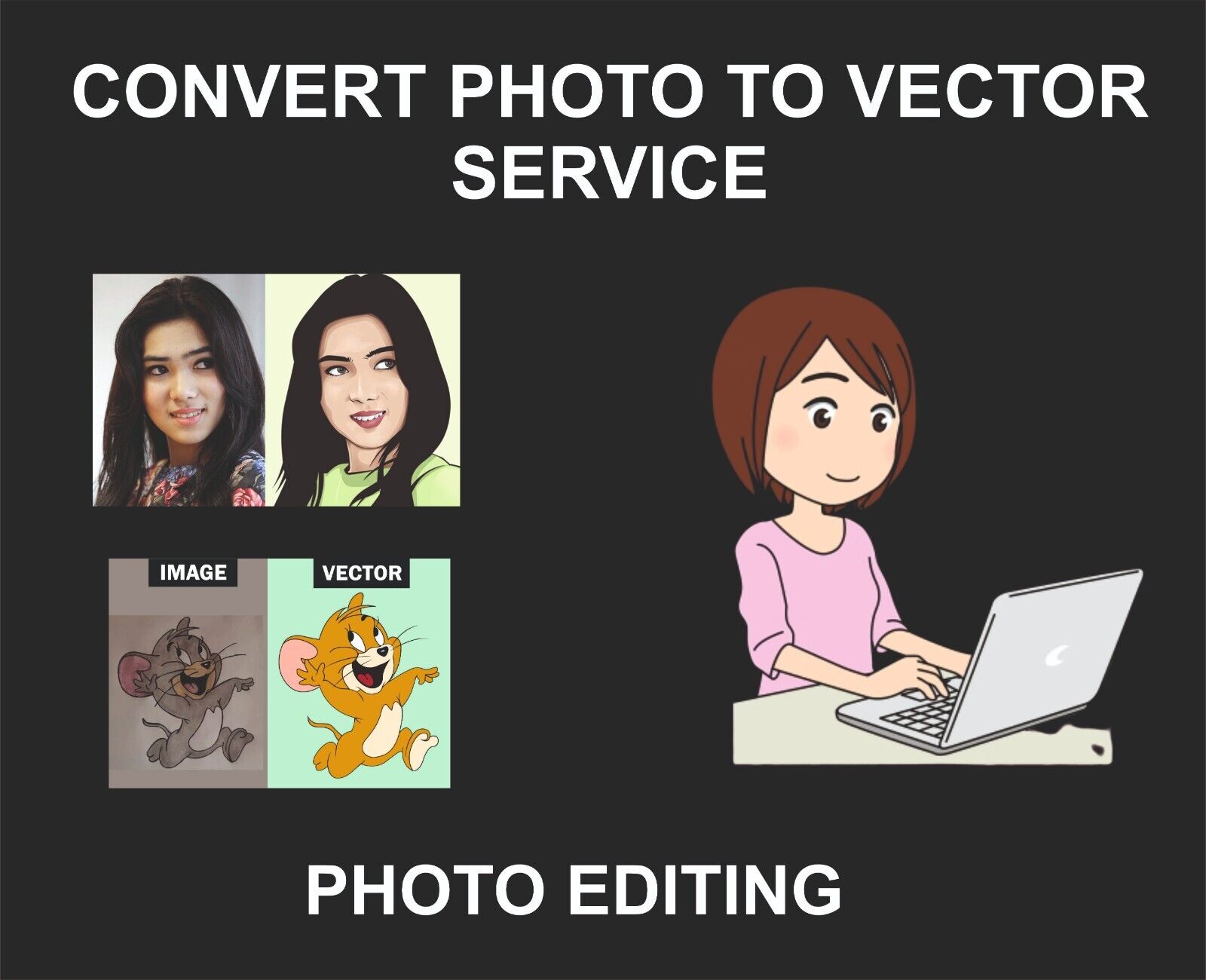 Convert Photo To Vector, Vector Tracing Service