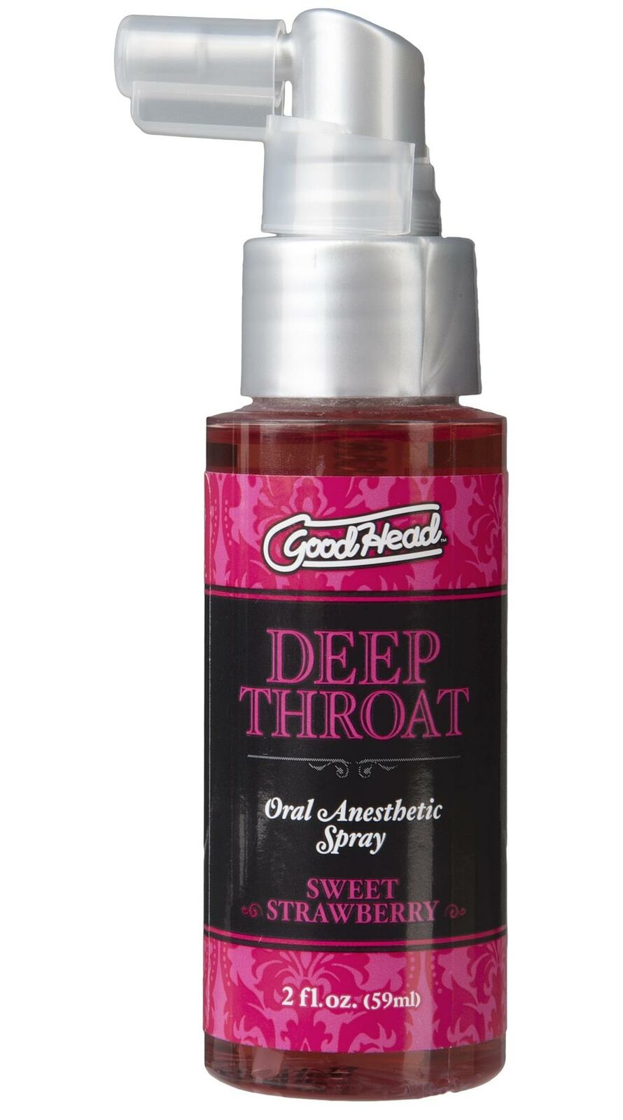 Doc Johnson Goodhead - 2 Oz Deep Throat Spray - Sweet Strawberry