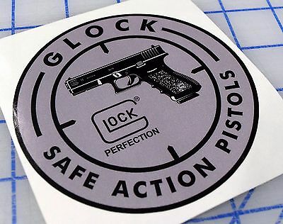 Glock Round Pistol Handgun Decal 9mm .40 Cal .380 G22 G19 Tactical