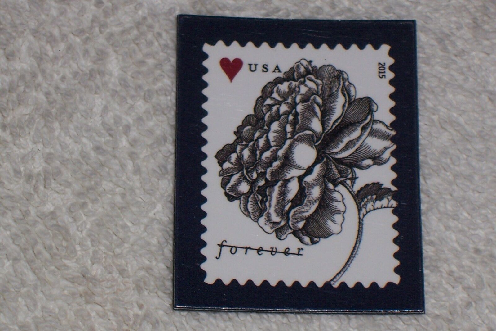 Usps #4959 Vintage Rose Wedding Series Forever Postage Stamp Promo Magnet 2015