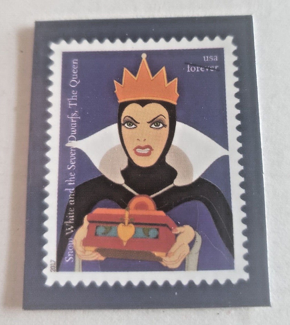Usps  Disney Snow White Queen Forever Postage Stamp Promo Magnet 2017